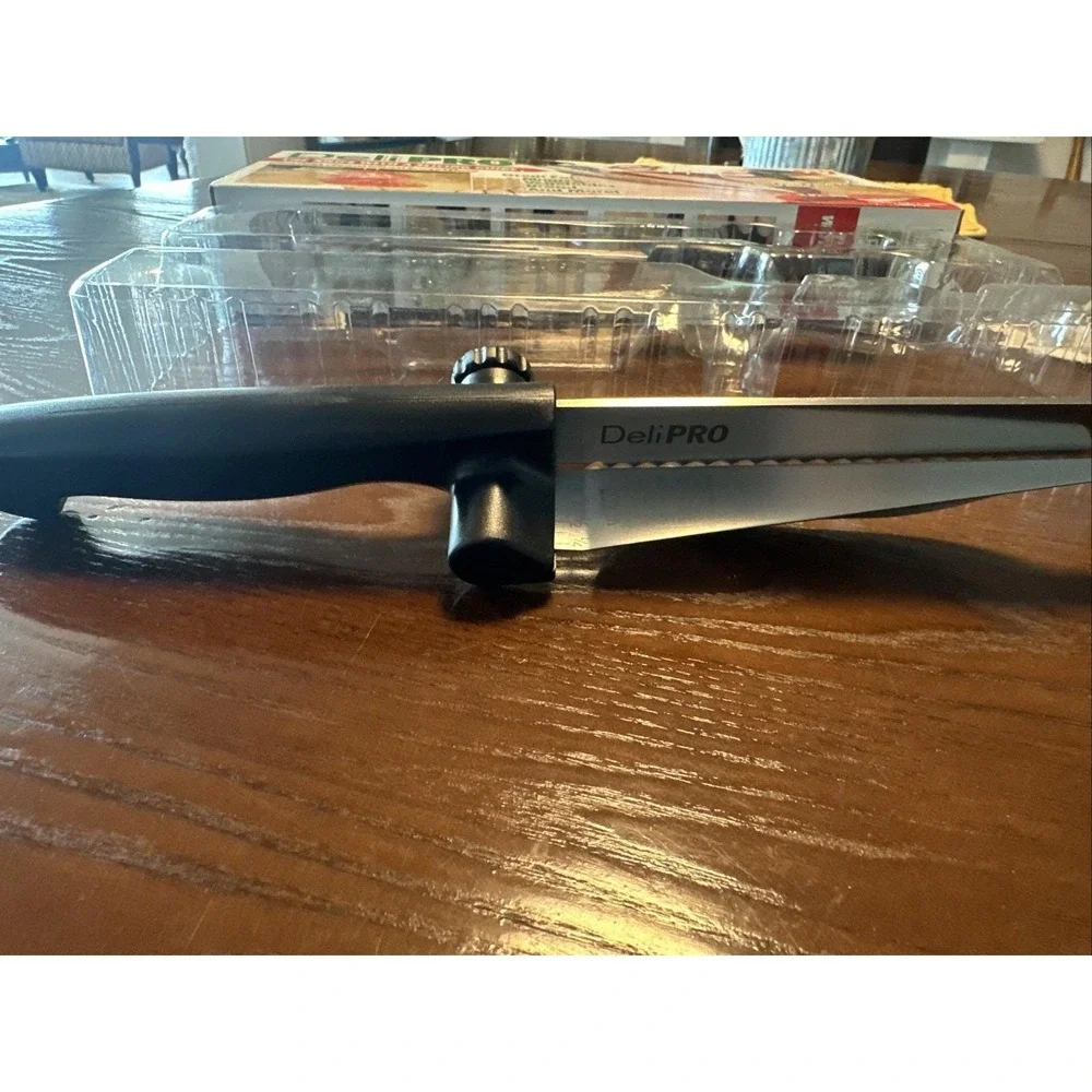 Deli Pro‎ Knife With Slicing Guide Brand New Open Box